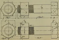 An illustration from Notes for mechanical drawing; arranged for the use of the students of the Mechanic arts high school and the Evening school of trades (1904)