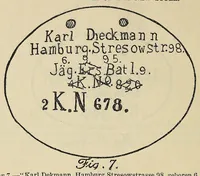 Picture 3 of 11 from Notes on examination of the effects and various objects found on German soldiers (1917), leaf 18
