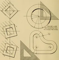 Picture 9 of 46 from Notes on mechanical drawing; (1912), leaf 17