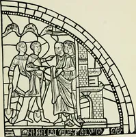 An illustration from Notes on the painted glass of Canterbury Cathedral (1897)
