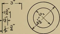 An illustration from Notes on practical mechanical drawing, written for the use of the students in general engineering drawing in the University of Illinois (1907)