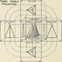 An illustration from Notes on technical sketching and free hand lettering for engineering students (1907)