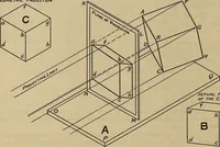An illustration from Notes on technical sketching and free hand lettering for engineering students (1909)