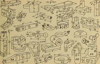 An illustration from Notes on technical sketching and free hand lettering for engineering students (1909)