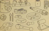 An illustration from Notes on technical sketching and free hand lettering for engineering students (1909)
