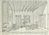 An illustration from Notes and sketches of an architect taken during a journey in the northwest of Europe; (1877)