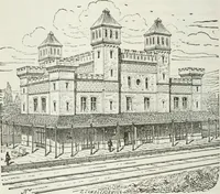 An illustration from Notes and sketches of an architect taken during a journey in the northwest of Europe; (1877)