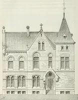 An illustration from Notes and sketches of an architect taken during a journey in the northwest of Europe; (1877)