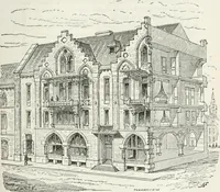An illustration from Notes and sketches of an architect taken during a journey in the northwest of Europe; (1877)