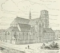 An illustration from Notes and sketches of an architect taken during a journey in the northwest of Europe; (1877)