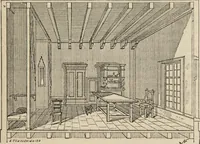 An illustration from Notes and sketches of an architect taken during a journey in the northwest of Europe; (1877)