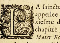 An illustration from Notice des dioceses de l'eglise vniverselle. : Auec vn sommaire de tous les conciles tant generaux que prouinciaux, rapportez à leurs prouinces & dioceses. Plus vne entiere & particuliere notice des benefices de la France estans à la nomination ou collation du Roy: auec les taxes de Rome. (1625)