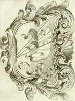 An illustration from Noticias fvnebres de las magestvosas exeqvias que hizo la felicissima Ciudad de Palermo, cabeça coronada de Sicilia en la mverte de Maria Lvysa de Borbon Nvestra Señora Reyna de las Españas de orden del excelentissimo Señor Dvqve de Vzeda, Virrey, y Capitan General deste Reyno, execvtada por el ilvstre D. Lvys Riggio (1689)