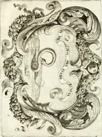 An illustration from Noticias fvnebres de las magestvosas exeqvias que hizo la felicissima Ciudad de Palermo, cabeça coronada de Sicilia en la mverte de Maria Lvysa de Borbon Nvestra Señora Reyna de las Españas de orden del excelentissimo Señor Dvqve de Vzeda, Virrey, y Capitan General deste Reyno, execvtada por el ilvstre D. Lvys Riggio (1689)