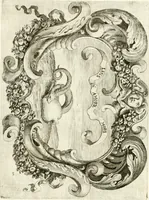 An illustration from Noticias fvnebres de las magestvosas exeqvias que hizo la felicissima Ciudad de Palermo, cabeça coronada de Sicilia en la mverte de Maria Lvysa de Borbon Nvestra Señora Reyna de las Españas de orden del excelentissimo Señor Dvqve de Vzeda, Virrey, y Capitan General deste Reyno, execvtada por el ilvstre D. Lvys Riggio (1689)