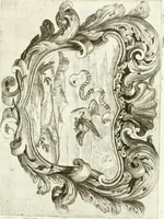 An illustration from Noticias fvnebres de las magestvosas exeqvias que hizo la felicissima Ciudad de Palermo, cabeça coronada de Sicilia en la mverte de Maria Lvysa de Borbon Nvestra Señora Reyna de las Españas de orden del excelentissimo Señor Dvqve de Vzeda, Virrey, y Capitan General deste Reyno, execvtada por el ilvstre D. Lvys Riggio (1689)