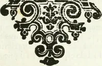An illustration from Noticias fvnebres de las magestvosas exeqvias que hizo la felicissima Ciudad de Palermo, cabeça coronada de Sicilia en la mverte de Maria Lvysa de Borbon Nvestra Señora Reyna de las Españas de orden del excelentissimo Señor Dvqve de Vzeda, Virrey, y Capitan General deste Reyno, execvtada por el ilvstre D. Lvys Riggio (1689)