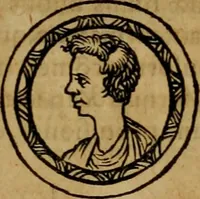 Picture 223 of 239 from Notitia vtraqve cvm orientis tvm occidentis vltra Arcadii Honoriiqve Cæsarvm tempora, illustre uetustatis monumentum, imò thesaurus prorsum incomparabilis : Præcedit aute D. Andreæ Alciati libellus, De magistratib. ciuilibusq; ac militaribus officijs, partim ex hac ipsa Notitia, partim aliunde desumptus : cvi succedit Descriptio urbis Romæ, quæ sub titulo Pub. Victoris circumfertur : & altera urbis Constantinopolitanæ incerto autore, nunquã antehac typis excusa, imperialium uidelicet ac primariaru sedium utriusq reipub : svbiungitur Notitiis uetustus liber De rebvs bellicis ad Theodosium Aug & filios eius Arcadium atq; Honorium, ut uidetur, scriptus incerto autore : item, ne quid de antiquo exemplari omitteretur, Disputatio Adriani Aug. & Epicteti philosophi (1552), leaf 198