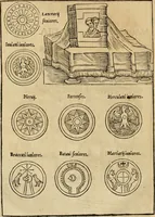 Picture 14 of 239 from Notitia vtraqve cvm orientis tvm occidentis vltra Arcadii Honoriiqve Cæsarvm tempora, illustre uetustatis monumentum, imò thesaurus prorsum incomparabilis : Præcedit aute D. Andreæ Alciati libellus, De magistratib. ciuilibusq; ac militaribus officijs, partim ex hac ipsa Notitia, partim aliunde desumptus : cvi succedit Descriptio urbis Romæ, quæ sub titulo Pub. Victoris circumfertur : & altera urbis Constantinopolitanæ incerto autore, nunquã antehac typis excusa, imperialium uidelicet ac primariaru sedium utriusq reipub : svbiungitur Notitiis uetustus liber De rebvs bellicis ad Theodosium Aug & filios eius Arcadium atq; Honorium, ut uidetur, scriptus incerto autore : item, ne quid de antiquo exemplari omitteretur, Disputatio Adriani Aug. & Epicteti philosophi (1552), leaf 35
