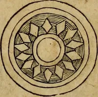 Picture 32 of 239 from Notitia vtraqve cvm orientis tvm occidentis vltra Arcadii Honoriiqve Cæsarvm tempora, illustre uetustatis monumentum, imò thesaurus prorsum incomparabilis : Præcedit aute D. Andreæ Alciati libellus, De magistratib. ciuilibusq; ac militaribus officijs, partim ex hac ipsa Notitia, partim aliunde desumptus : cvi succedit Descriptio urbis Romæ, quæ sub titulo Pub. Victoris circumfertur : & altera urbis Constantinopolitanæ incerto autore, nunquã antehac typis excusa, imperialium uidelicet ac primariaru sedium utriusq reipub : svbiungitur Notitiis uetustus liber De rebvs bellicis ad Theodosium Aug & filios eius Arcadium atq; Honorium, ut uidetur, scriptus incerto autore : item, ne quid de antiquo exemplari omitteretur, Disputatio Adriani Aug. & Epicteti philosophi (1552), leaf 38