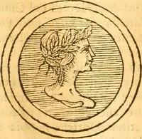 An illustration from Notitie historiche della citta d'Ancona : gia termine dell' antico regno d'Italia con diuersi auuenimenti nella Marca Anconitana, & in detto regno accaduti (1675)