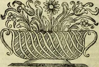 An illustration from Notizie de' professori del disegno da Cimabve in qva, per le quali si dimostra come, e per chi le bell'arti di pittura, scultura, e architettura lasciata la rozzezza delle maniere greca, e gottica, si siano in questi secoli ridotte all' antica loro perfezione (1681)