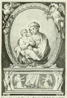 An illustration from Notizie istoriche intorno alla miracolosa immagine ed insigne tempio della B.V. Maria presso S. Celso (1765)