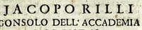 An illustration from Notizie letterarie, ed istoriche intorno agli uomini illustri dell'Accademia fiorentina (1700)