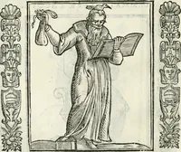 An illustration from Noua iconologia di Cesare Ripa perugino, caualier de SS. Mauritio & Lazzaro. Nella quale si descriuono diuerse imagini di virtù, vitij, affetti, passioni humane, arti, discipline, humori, elementi, corpi celesti, prouincie d'Italia, fiumi, tutte le parti del mondo, ed'altre infinite materie. Opera vtile ad oratori, predicatori, poeti, pittori, scultori, disegnatori, e ad'ogni studioso. Per inuentar concetti, emblemi, ed imprese, per diuisare qualsiuoglia apparato nuttiale, funerale, trionfale. Per rappresentar poemi drammatici, e per figurare co'suoi propij simboli ciò, che puo cadere in pensiero humano. Ampliata vltimamente dallo stesso auttore di trecento imagini, e arricchita di molti discorsi pieni di varia eruditione; con nuoui intagli, & con molti indici copiosi (1618)