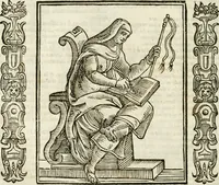 An illustration from Noua iconologia di Cesare Ripa perugino, caualier de SS. Mauritio & Lazzaro. Nella quale si descriuono diuerse imagini di virtù, vitij, affetti, passioni humane, arti, discipline, humori, elementi, corpi celesti, prouincie d'Italia, fiumi, tutte le parti del mondo, ed'altre infinite materie. Opera vtile ad oratori, predicatori, poeti, pittori, scultori, disegnatori, e ad'ogni studioso. Per inuentar concetti, emblemi, ed imprese, per diuisare qualsiuoglia apparato nuttiale, funerale, trionfale. Per rappresentar poemi drammatici, e per figurare co'suoi propij simboli ciò, che puo cadere in pensiero humano. Ampliata vltimamente dallo stesso auttore di trecento imagini, e arricchita di molti discorsi pieni di varia eruditione; con nuoui intagli, & con molti indici copiosi (1618)