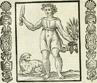 Picture 83 of 321 from Noua iconologia di Cesare Ripa perugino, caualier de SS. Mauritio & Lazzaro. Nella quale si descriuono diuerse imagini di virtù, vitij, affetti, passioni humane, arti, discipline, humori, elementi, corpi celesti, prouincie d'Italia, fiumi, tutte le parti del mondo, ed'altre infinite materie. Opera vtile ad oratori, predicatori, poeti, pittori, scultori, disegnatori, e ad'ogni studioso. Per inuentar concetti, emblemi, ed imprese, per diuisare qualsiuoglia apparato nuttiale, funerale, trionfale. Per rappresentar poemi drammatici, e per figurare co'suoi propij simboli ciò, che puo cadere in pensiero humano. Ampliata vltimamente dallo stesso auttore di trecento imagini, e arricchita di molti discorsi pieni di varia eruditione; con nuoui intagli, & con molti indici copiosi (1618), leaf 171