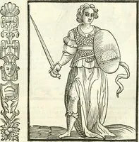 Picture 89 of 321 from Noua iconologia di Cesare Ripa perugino, caualier de SS. Mauritio & Lazzaro. Nella quale si descriuono diuerse imagini di virtù, vitij, affetti, passioni humane, arti, discipline, humori, elementi, corpi celesti, prouincie d'Italia, fiumi, tutte le parti del mondo, ed'altre infinite materie. Opera vtile ad oratori, predicatori, poeti, pittori, scultori, disegnatori, e ad'ogni studioso. Per inuentar concetti, emblemi, ed imprese, per diuisare qualsiuoglia apparato nuttiale, funerale, trionfale. Per rappresentar poemi drammatici, e per figurare co'suoi propij simboli ciò, che puo cadere in pensiero humano. Ampliata vltimamente dallo stesso auttore di trecento imagini, e arricchita di molti discorsi pieni di varia eruditione; con nuoui intagli, & con molti indici copiosi (1618), leaf 188