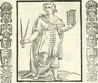 Picture 93 of 321 from Noua iconologia di Cesare Ripa perugino, caualier de SS. Mauritio & Lazzaro. Nella quale si descriuono diuerse imagini di virtù, vitij, affetti, passioni humane, arti, discipline, humori, elementi, corpi celesti, prouincie d'Italia, fiumi, tutte le parti del mondo, ed'altre infinite materie. Opera vtile ad oratori, predicatori, poeti, pittori, scultori, disegnatori, e ad'ogni studioso. Per inuentar concetti, emblemi, ed imprese, per diuisare qualsiuoglia apparato nuttiale, funerale, trionfale. Per rappresentar poemi drammatici, e per figurare co'suoi propij simboli ciò, che puo cadere in pensiero humano. Ampliata vltimamente dallo stesso auttore di trecento imagini, e arricchita di molti discorsi pieni di varia eruditione; con nuoui intagli, & con molti indici copiosi (1618), leaf 194