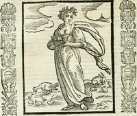 Picture 110 of 321 from Noua iconologia di Cesare Ripa perugino, caualier de SS. Mauritio & Lazzaro. Nella quale si descriuono diuerse imagini di virtù, vitij, affetti, passioni humane, arti, discipline, humori, elementi, corpi celesti, prouincie d'Italia, fiumi, tutte le parti del mondo, ed'altre infinite materie. Opera vtile ad oratori, predicatori, poeti, pittori, scultori, disegnatori, e ad'ogni studioso. Per inuentar concetti, emblemi, ed imprese, per diuisare qualsiuoglia apparato nuttiale, funerale, trionfale. Per rappresentar poemi drammatici, e per figurare co'suoi propij simboli ciò, che puo cadere in pensiero humano. Ampliata vltimamente dallo stesso auttore di trecento imagini, e arricchita di molti discorsi pieni di varia eruditione; con nuoui intagli, & con molti indici copiosi (1618), leaf 227