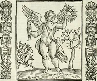 Picture 120 of 321 from Noua iconologia di Cesare Ripa perugino, caualier de SS. Mauritio & Lazzaro. Nella quale si descriuono diuerse imagini di virtù, vitij, affetti, passioni humane, arti, discipline, humori, elementi, corpi celesti, prouincie d'Italia, fiumi, tutte le parti del mondo, ed'altre infinite materie. Opera vtile ad oratori, predicatori, poeti, pittori, scultori, disegnatori, e ad'ogni studioso. Per inuentar concetti, emblemi, ed imprese, per diuisare qualsiuoglia apparato nuttiale, funerale, trionfale. Per rappresentar poemi drammatici, e per figurare co'suoi propij simboli ciò, che puo cadere in pensiero humano. Ampliata vltimamente dallo stesso auttore di trecento imagini, e arricchita di molti discorsi pieni di varia eruditione; con nuoui intagli, & con molti indici copiosi (1618), leaf 257