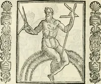 An illustration from Noua iconologia di Cesare Ripa perugino, caualier de SS. Mauritio & Lazzaro. Nella quale si descriuono diuerse imagini di virtù, vitij, affetti, passioni humane, arti, discipline, humori, elementi, corpi celesti, prouincie d'Italia, fiumi, tutte le parti del mondo, ed'altre infinite materie. Opera vtile ad oratori, predicatori, poeti, pittori, scultori, disegnatori, e ad'ogni studioso. Per inuentar concetti, emblemi, ed imprese, per diuisare qualsiuoglia apparato nuttiale, funerale, trionfale. Per rappresentar poemi drammatici, e per figurare co'suoi propij simboli ciò, che puo cadere in pensiero humano. Ampliata vltimamente dallo stesso auttore di trecento imagini, e arricchita di molti discorsi pieni di varia eruditione; con nuoui intagli, & con molti indici copiosi (1618)