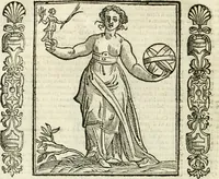 An illustration from Noua iconologia di Cesare Ripa perugino, caualier de SS. Mauritio & Lazzaro. Nella quale si descriuono diuerse imagini di virtù, vitij, affetti, passioni humane, arti, discipline, humori, elementi, corpi celesti, prouincie d'Italia, fiumi, tutte le parti del mondo, ed'altre infinite materie. Opera vtile ad oratori, predicatori, poeti, pittori, scultori, disegnatori, e ad'ogni studioso. Per inuentar concetti, emblemi, ed imprese, per diuisare qualsiuoglia apparato nuttiale, funerale, trionfale. Per rappresentar poemi drammatici, e per figurare co'suoi propij simboli ciò, che puo cadere in pensiero humano. Ampliata vltimamente dallo stesso auttore di trecento imagini, e arricchita di molti discorsi pieni di varia eruditione; con nuoui intagli, & con molti indici copiosi (1618)