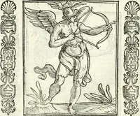 An illustration from Noua iconologia di Cesare Ripa perugino, caualier de SS. Mauritio & Lazzaro. Nella quale si descriuono diuerse imagini di virtù, vitij, affetti, passioni humane, arti, discipline, humori, elementi, corpi celesti, prouincie d'Italia, fiumi, tutte le parti del mondo, ed'altre infinite materie. Opera vtile ad oratori, predicatori, poeti, pittori, scultori, disegnatori, e ad'ogni studioso. Per inuentar concetti, emblemi, ed imprese, per diuisare qualsiuoglia apparato nuttiale, funerale, trionfale. Per rappresentar poemi drammatici, e per figurare co'suoi propij simboli ciò, che puo cadere in pensiero humano. Ampliata vltimamente dallo stesso auttore di trecento imagini, e arricchita di molti discorsi pieni di varia eruditione; con nuoui intagli, & con molti indici copiosi (1618)