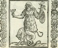 Picture 145 of 321 from Noua iconologia di Cesare Ripa perugino, caualier de SS. Mauritio & Lazzaro. Nella quale si descriuono diuerse imagini di virtù, vitij, affetti, passioni humane, arti, discipline, humori, elementi, corpi celesti, prouincie d'Italia, fiumi, tutte le parti del mondo, ed'altre infinite materie. Opera vtile ad oratori, predicatori, poeti, pittori, scultori, disegnatori, e ad'ogni studioso. Per inuentar concetti, emblemi, ed imprese, per diuisare qualsiuoglia apparato nuttiale, funerale, trionfale. Per rappresentar poemi drammatici, e per figurare co'suoi propij simboli ciò, che puo cadere in pensiero humano. Ampliata vltimamente dallo stesso auttore di trecento imagini, e arricchita di molti discorsi pieni di varia eruditione; con nuoui intagli, & con molti indici copiosi (1618), leaf 307