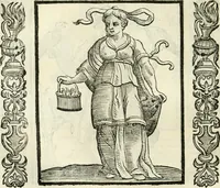 Picture 155 of 321 from Noua iconologia di Cesare Ripa perugino, caualier de SS. Mauritio & Lazzaro. Nella quale si descriuono diuerse imagini di virtù, vitij, affetti, passioni humane, arti, discipline, humori, elementi, corpi celesti, prouincie d'Italia, fiumi, tutte le parti del mondo, ed'altre infinite materie. Opera vtile ad oratori, predicatori, poeti, pittori, scultori, disegnatori, e ad'ogni studioso. Per inuentar concetti, emblemi, ed imprese, per diuisare qualsiuoglia apparato nuttiale, funerale, trionfale. Per rappresentar poemi drammatici, e per figurare co'suoi propij simboli ciò, che puo cadere in pensiero humano. Ampliata vltimamente dallo stesso auttore di trecento imagini, e arricchita di molti discorsi pieni di varia eruditione; con nuoui intagli, & con molti indici copiosi (1618), leaf 323