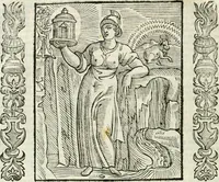 Picture 159 of 321 from Noua iconologia di Cesare Ripa perugino, caualier de SS. Mauritio & Lazzaro. Nella quale si descriuono diuerse imagini di virtù, vitij, affetti, passioni humane, arti, discipline, humori, elementi, corpi celesti, prouincie d'Italia, fiumi, tutte le parti del mondo, ed'altre infinite materie. Opera vtile ad oratori, predicatori, poeti, pittori, scultori, disegnatori, e ad'ogni studioso. Per inuentar concetti, emblemi, ed imprese, per diuisare qualsiuoglia apparato nuttiale, funerale, trionfale. Per rappresentar poemi drammatici, e per figurare co'suoi propij simboli ciò, che puo cadere in pensiero humano. Ampliata vltimamente dallo stesso auttore di trecento imagini, e arricchita di molti discorsi pieni di varia eruditione; con nuoui intagli, & con molti indici copiosi (1618), leaf 331