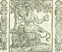Picture 168 of 321 from Noua iconologia di Cesare Ripa perugino, caualier de SS. Mauritio & Lazzaro. Nella quale si descriuono diuerse imagini di virtù, vitij, affetti, passioni humane, arti, discipline, humori, elementi, corpi celesti, prouincie d'Italia, fiumi, tutte le parti del mondo, ed'altre infinite materie. Opera vtile ad oratori, predicatori, poeti, pittori, scultori, disegnatori, e ad'ogni studioso. Per inuentar concetti, emblemi, ed imprese, per diuisare qualsiuoglia apparato nuttiale, funerale, trionfale. Per rappresentar poemi drammatici, e per figurare co'suoi propij simboli ciò, che puo cadere in pensiero humano. Ampliata vltimamente dallo stesso auttore di trecento imagini, e arricchita di molti discorsi pieni di varia eruditione; con nuoui intagli, & con molti indici copiosi (1618), leaf 346