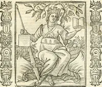 Picture 169 of 321 from Noua iconologia di Cesare Ripa perugino, caualier de SS. Mauritio & Lazzaro. Nella quale si descriuono diuerse imagini di virtù, vitij, affetti, passioni humane, arti, discipline, humori, elementi, corpi celesti, prouincie d'Italia, fiumi, tutte le parti del mondo, ed'altre infinite materie. Opera vtile ad oratori, predicatori, poeti, pittori, scultori, disegnatori, e ad'ogni studioso. Per inuentar concetti, emblemi, ed imprese, per diuisare qualsiuoglia apparato nuttiale, funerale, trionfale. Per rappresentar poemi drammatici, e per figurare co'suoi propij simboli ciò, che puo cadere in pensiero humano. Ampliata vltimamente dallo stesso auttore di trecento imagini, e arricchita di molti discorsi pieni di varia eruditione; con nuoui intagli, & con molti indici copiosi (1618), leaf 348