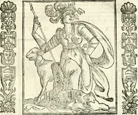 Picture 170 of 321 from Noua iconologia di Cesare Ripa perugino, caualier de SS. Mauritio & Lazzaro. Nella quale si descriuono diuerse imagini di virtù, vitij, affetti, passioni humane, arti, discipline, humori, elementi, corpi celesti, prouincie d'Italia, fiumi, tutte le parti del mondo, ed'altre infinite materie. Opera vtile ad oratori, predicatori, poeti, pittori, scultori, disegnatori, e ad'ogni studioso. Per inuentar concetti, emblemi, ed imprese, per diuisare qualsiuoglia apparato nuttiale, funerale, trionfale. Per rappresentar poemi drammatici, e per figurare co'suoi propij simboli ciò, che puo cadere in pensiero humano. Ampliata vltimamente dallo stesso auttore di trecento imagini, e arricchita di molti discorsi pieni di varia eruditione; con nuoui intagli, & con molti indici copiosi (1618), leaf 350