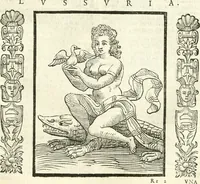 Picture 180 of 321 from Noua iconologia di Cesare Ripa perugino, caualier de SS. Mauritio & Lazzaro. Nella quale si descriuono diuerse imagini di virtù, vitij, affetti, passioni humane, arti, discipline, humori, elementi, corpi celesti, prouincie d'Italia, fiumi, tutte le parti del mondo, ed'altre infinite materie. Opera vtile ad oratori, predicatori, poeti, pittori, scultori, disegnatori, e ad'ogni studioso. Per inuentar concetti, emblemi, ed imprese, per diuisare qualsiuoglia apparato nuttiale, funerale, trionfale. Per rappresentar poemi drammatici, e per figurare co'suoi propij simboli ciò, che puo cadere in pensiero humano. Ampliata vltimamente dallo stesso auttore di trecento imagini, e arricchita di molti discorsi pieni di varia eruditione; con nuoui intagli, & con molti indici copiosi (1618), leaf 366