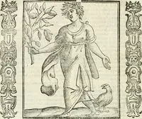 An illustration from Noua iconologia di Cesare Ripa perugino, caualier de SS. Mauritio & Lazzaro. Nella quale si descriuono diuerse imagini di virtù, vitij, affetti, passioni humane, arti, discipline, humori, elementi, corpi celesti, prouincie d'Italia, fiumi, tutte le parti del mondo, ed'altre infinite materie. Opera vtile ad oratori, predicatori, poeti, pittori, scultori, disegnatori, e ad'ogni studioso. Per inuentar concetti, emblemi, ed imprese, per diuisare qualsiuoglia apparato nuttiale, funerale, trionfale. Per rappresentar poemi drammatici, e per figurare co'suoi propij simboli ciò, che puo cadere in pensiero humano. Ampliata vltimamente dallo stesso auttore di trecento imagini, e arricchita di molti discorsi pieni di varia eruditione; con nuoui intagli, & con molti indici copiosi (1618)