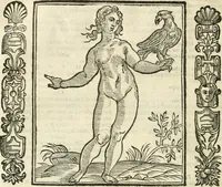 Picture 197 of 321 from Noua iconologia di Cesare Ripa perugino, caualier de SS. Mauritio & Lazzaro. Nella quale si descriuono diuerse imagini di virtù, vitij, affetti, passioni humane, arti, discipline, humori, elementi, corpi celesti, prouincie d'Italia, fiumi, tutte le parti del mondo, ed'altre infinite materie. Opera vtile ad oratori, predicatori, poeti, pittori, scultori, disegnatori, e ad'ogni studioso. Per inuentar concetti, emblemi, ed imprese, per diuisare qualsiuoglia apparato nuttiale, funerale, trionfale. Per rappresentar poemi drammatici, e per figurare co'suoi propij simboli ciò, che puo cadere in pensiero humano. Ampliata vltimamente dallo stesso auttore di trecento imagini, e arricchita di molti discorsi pieni di varia eruditione; con nuoui intagli, & con molti indici copiosi (1618), leaf 413
