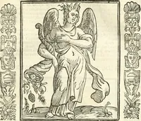 Picture 218 of 321 from Noua iconologia di Cesare Ripa perugino, caualier de SS. Mauritio & Lazzaro. Nella quale si descriuono diuerse imagini di virtù, vitij, affetti, passioni humane, arti, discipline, humori, elementi, corpi celesti, prouincie d'Italia, fiumi, tutte le parti del mondo, ed'altre infinite materie. Opera vtile ad oratori, predicatori, poeti, pittori, scultori, disegnatori, e ad'ogni studioso. Per inuentar concetti, emblemi, ed imprese, per diuisare qualsiuoglia apparato nuttiale, funerale, trionfale. Per rappresentar poemi drammatici, e per figurare co'suoi propij simboli ciò, che puo cadere in pensiero humano. Ampliata vltimamente dallo stesso auttore di trecento imagini, e arricchita di molti discorsi pieni di varia eruditione; con nuoui intagli, & con molti indici copiosi (1618), leaf 464