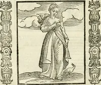 An illustration from Noua iconologia di Cesare Ripa perugino, caualier de SS. Mauritio & Lazzaro. Nella quale si descriuono diuerse imagini di virtù, vitij, affetti, passioni humane, arti, discipline, humori, elementi, corpi celesti, prouincie d'Italia, fiumi, tutte le parti del mondo, ed'altre infinite materie. Opera vtile ad oratori, predicatori, poeti, pittori, scultori, disegnatori, e ad'ogni studioso. Per inuentar concetti, emblemi, ed imprese, per diuisare qualsiuoglia apparato nuttiale, funerale, trionfale. Per rappresentar poemi drammatici, e per figurare co'suoi propij simboli ciò, che puo cadere in pensiero humano. Ampliata vltimamente dallo stesso auttore di trecento imagini, e arricchita di molti discorsi pieni di varia eruditione; con nuoui intagli, & con molti indici copiosi (1618)