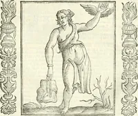 Picture 221 of 321 from Noua iconologia di Cesare Ripa perugino, caualier de SS. Mauritio & Lazzaro. Nella quale si descriuono diuerse imagini di virtù, vitij, affetti, passioni humane, arti, discipline, humori, elementi, corpi celesti, prouincie d'Italia, fiumi, tutte le parti del mondo, ed'altre infinite materie. Opera vtile ad oratori, predicatori, poeti, pittori, scultori, disegnatori, e ad'ogni studioso. Per inuentar concetti, emblemi, ed imprese, per diuisare qualsiuoglia apparato nuttiale, funerale, trionfale. Per rappresentar poemi drammatici, e per figurare co'suoi propij simboli ciò, che puo cadere in pensiero humano. Ampliata vltimamente dallo stesso auttore di trecento imagini, e arricchita di molti discorsi pieni di varia eruditione; con nuoui intagli, & con molti indici copiosi (1618), leaf 470